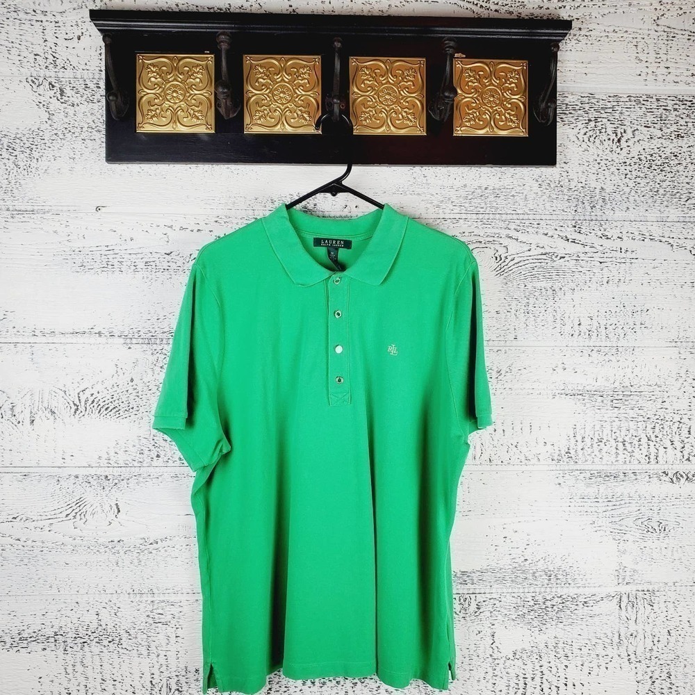 Lauren Ralph Lauren Green Label Collared  Polo Casual Outdoor Shirt Sz 2X